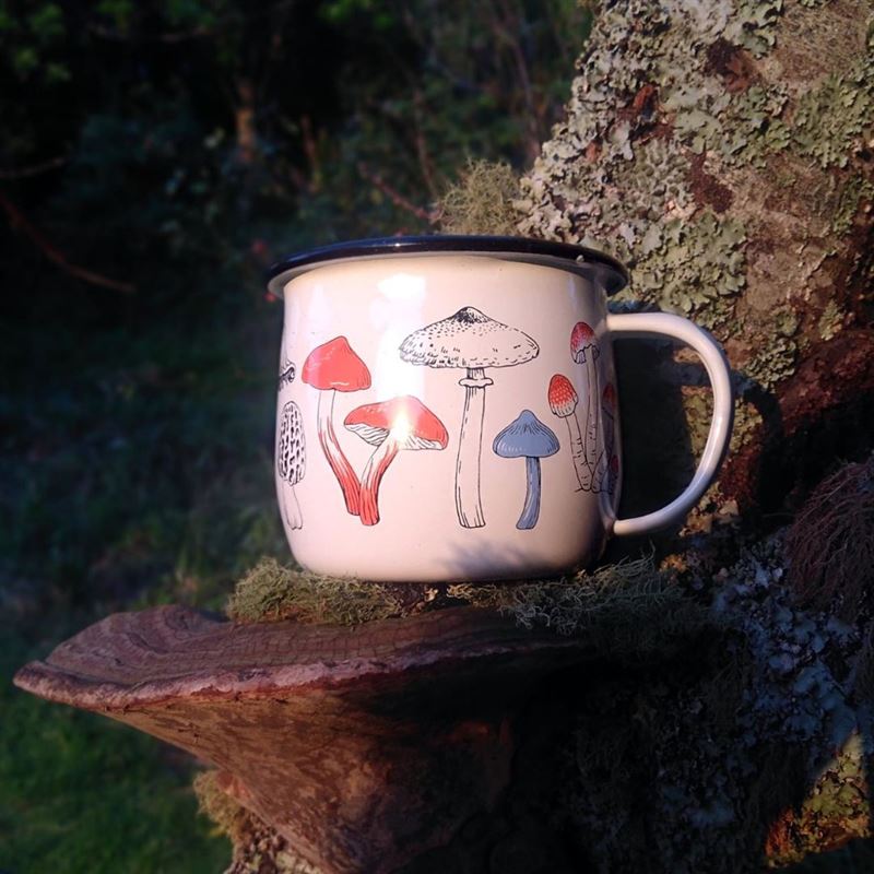 Enamel Mug - NZ Fungi