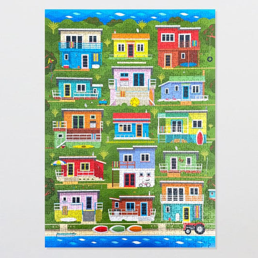 Jigsaw Puzzle - Kiwi Cribs & Baches (Glenn Jones)
