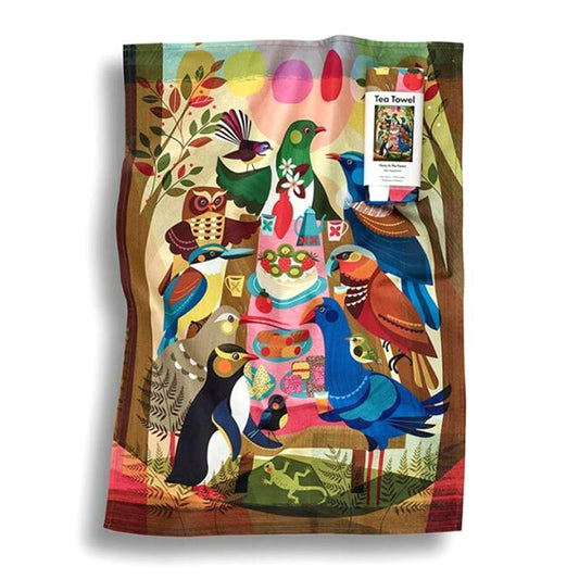 Tea Towel - Party in the Forest (Ellen Giggenbach)