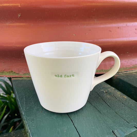 Bucket Mug - old fart