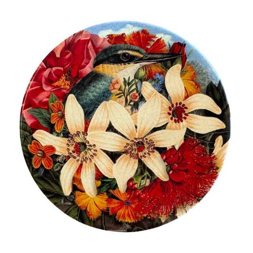 Ceramic Coaster - Kingfisher (Tanya Wolfkamp)