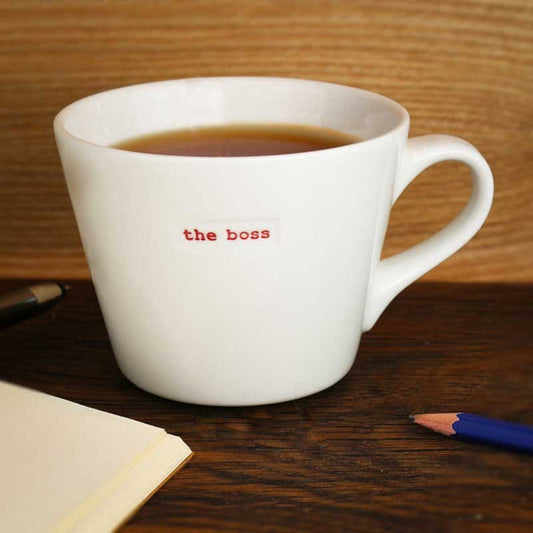 Bucket Mug - the boss