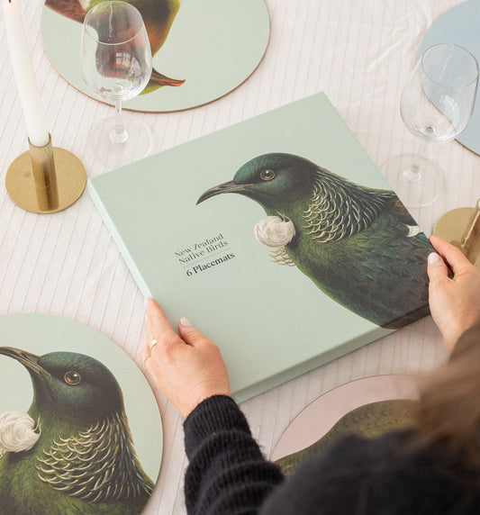 Placemat Set - Native Birds