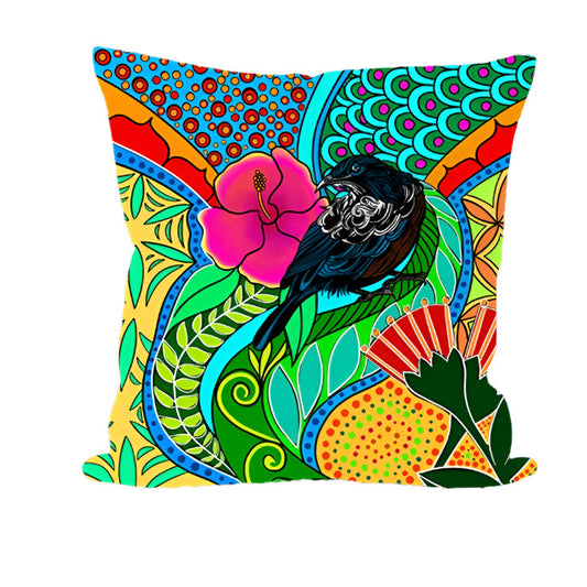 Lucia Laubscher Cushion Cover - Tui