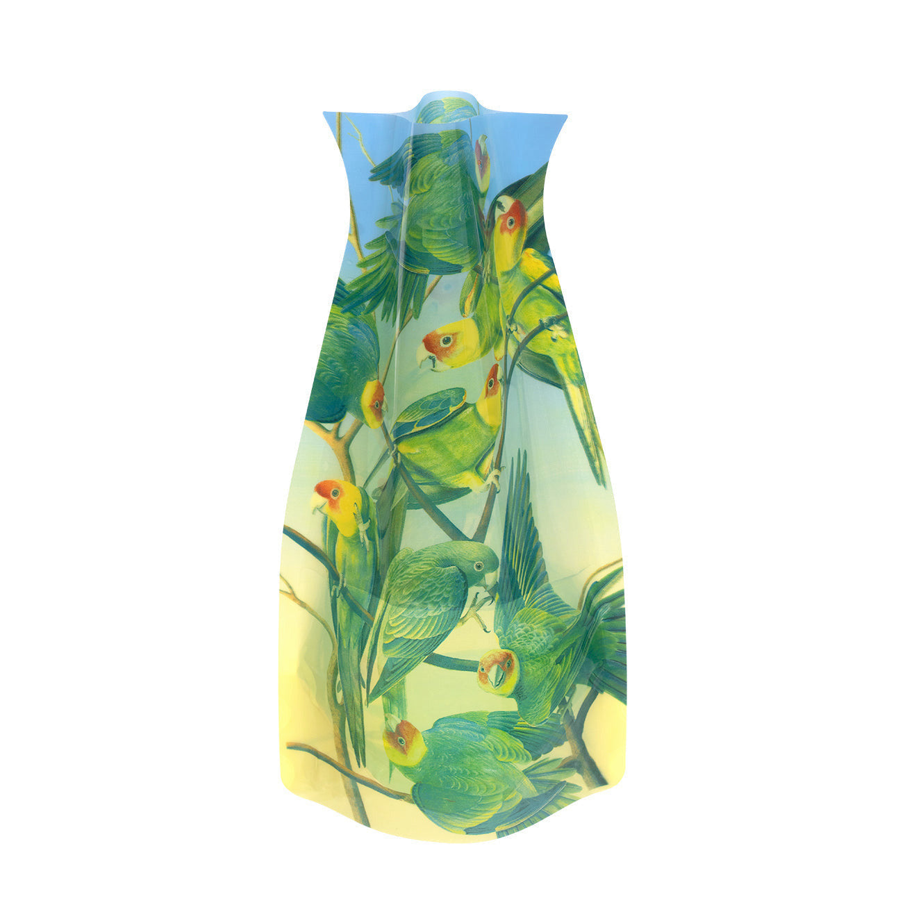Expandable Flower Vase - Carolina Parakeets