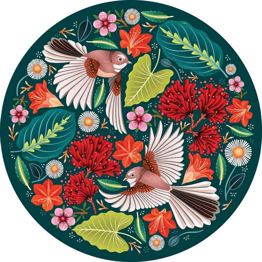 Jigsaw Puzzle - Chirpy Fantails (Catherine Marion)