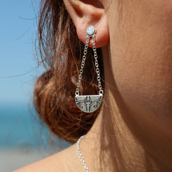 Little Taonga - Kauae Breastplate Earrings