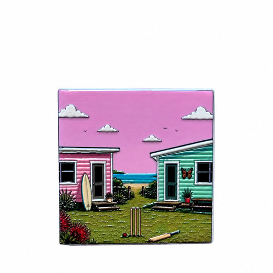 Ceramic Coaster - Kiwiana