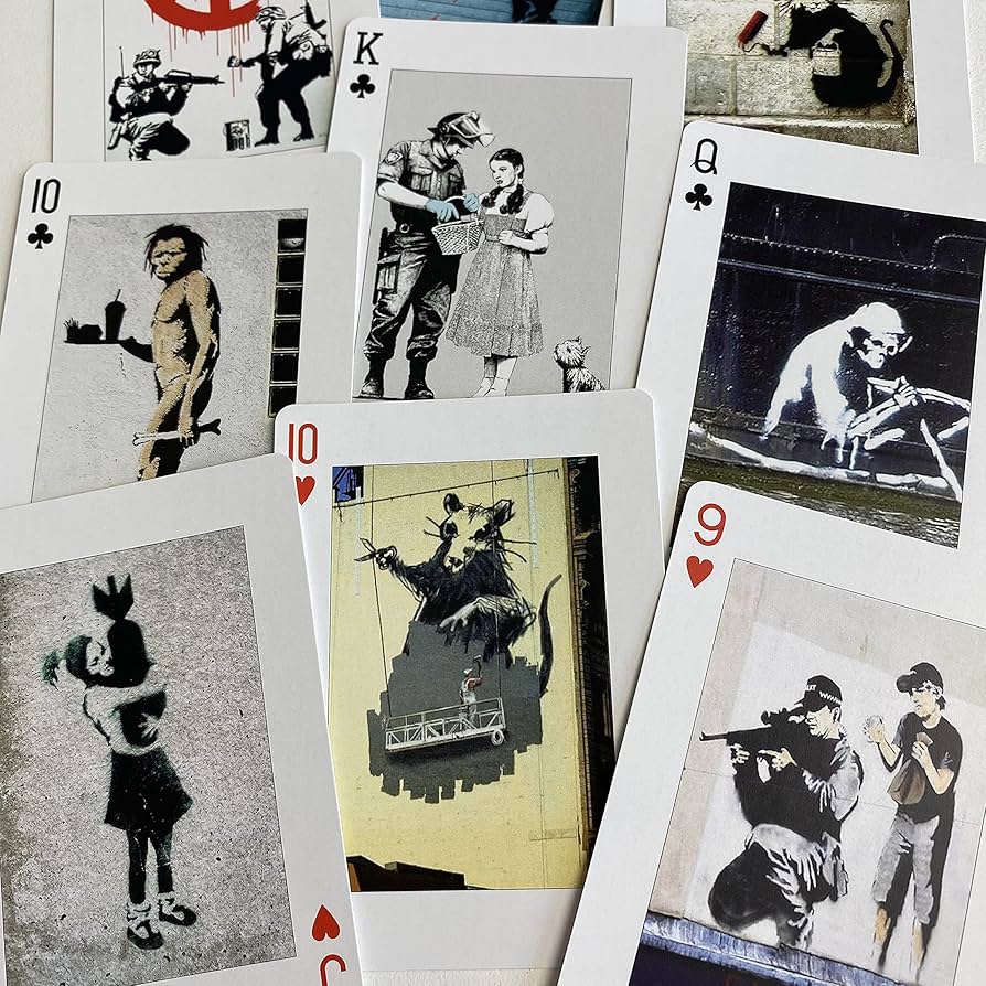 Novelty Playing Cards - Banksy