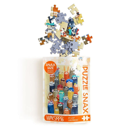 Jigsaw Puzzle - 100 Piece Snax (Sloth Party)