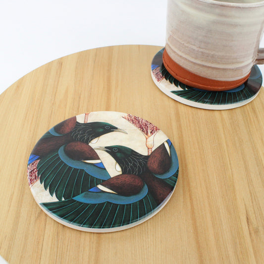 Kathryn Furniss Ceramic Coaster - Are You the One