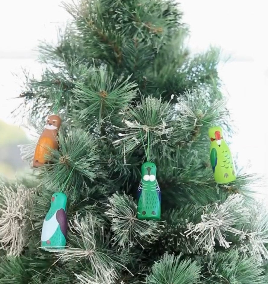 Native Bird Ornament Set