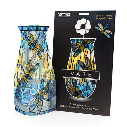 Expandable Flower Vase - Dragonfly (Tiffany)