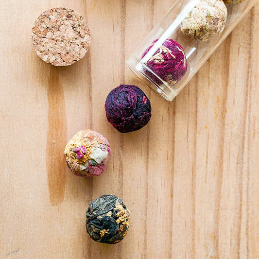 Blooming Tea Ball Set