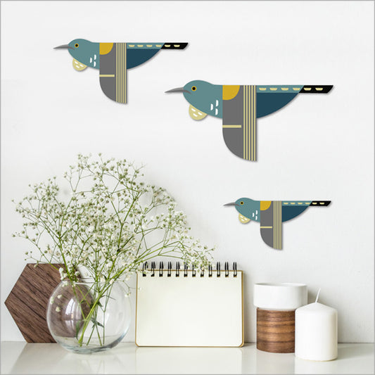 Folk Art Bird Set - Tui