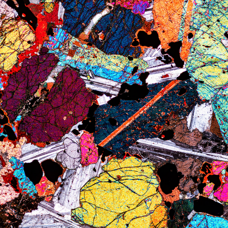 Microscopic Photography - Gabbro