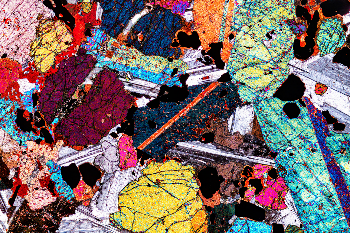 Microscopic Photography - Gabbro