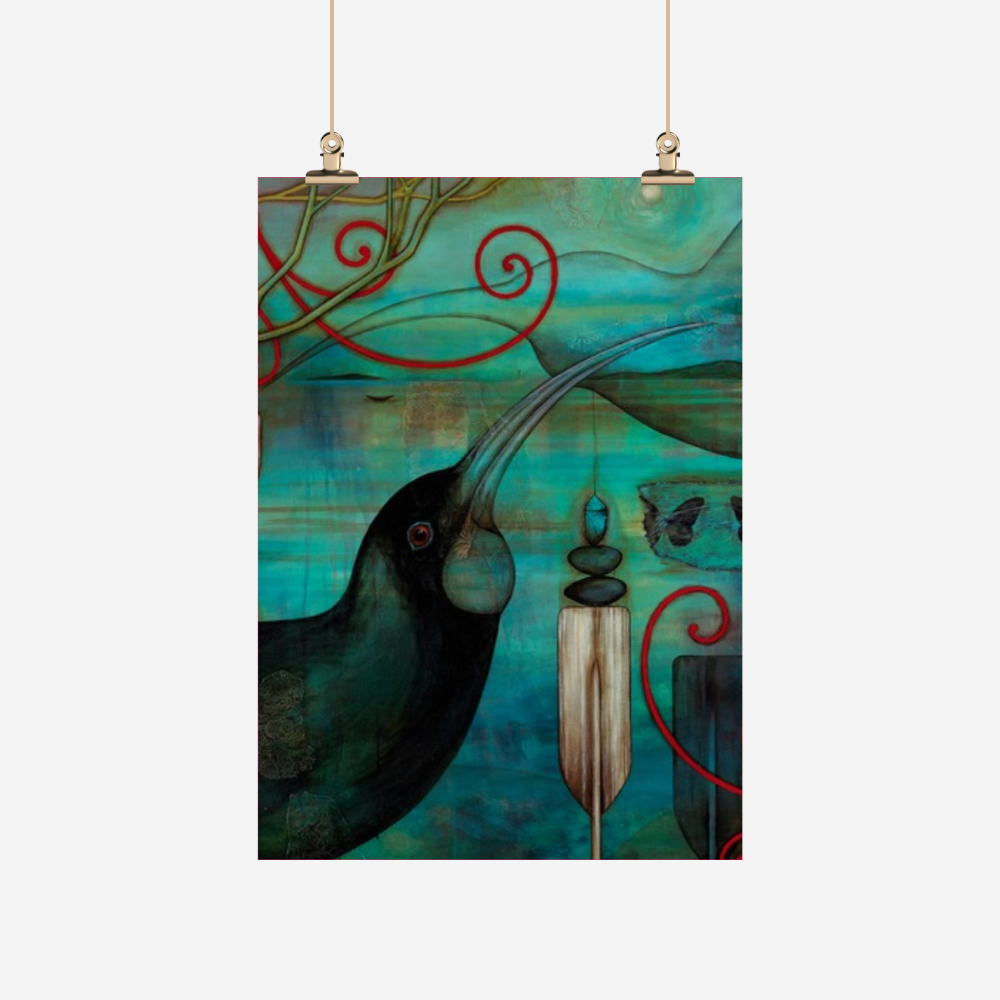 Tea Towel - Huia (Kathryn Furniss)