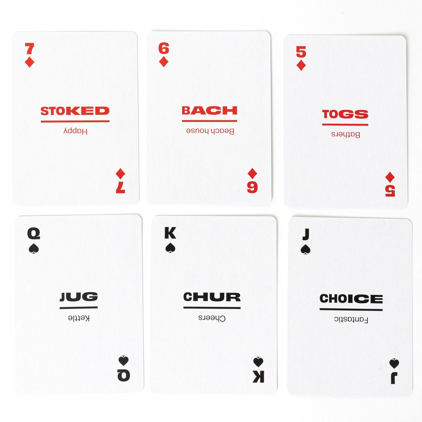 Novelty Playing Cards - Kiwi Slang