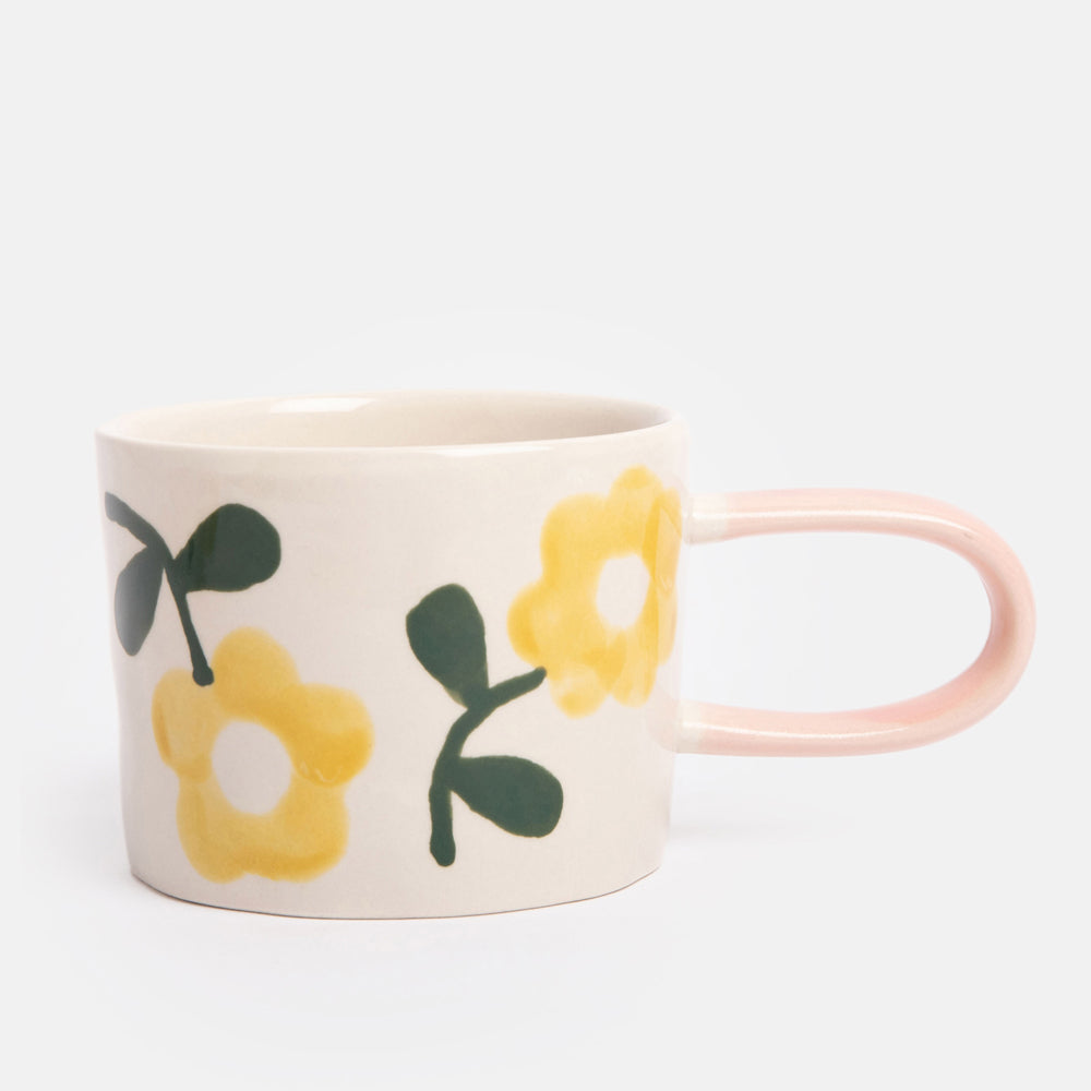 Ceramic Mug - Yellow Flowers (Caroline Gardner)
