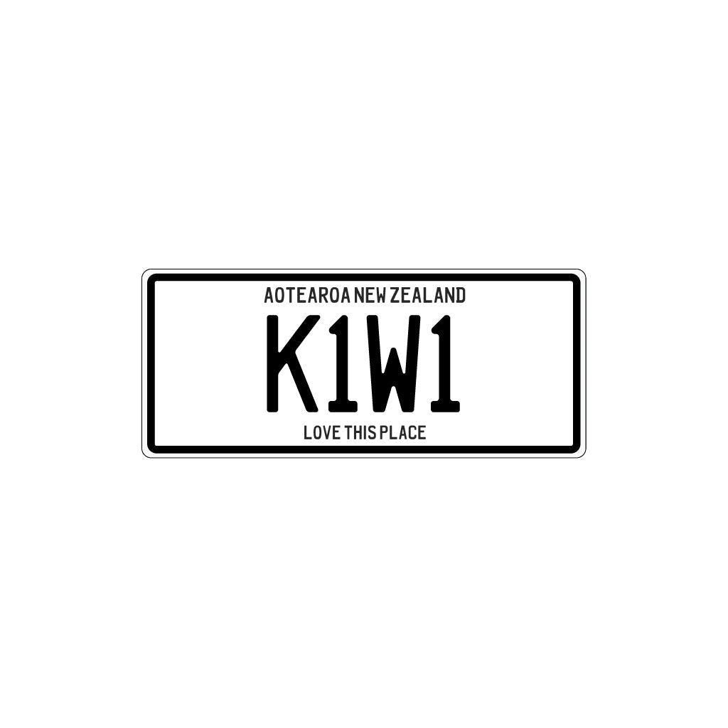 Kiwiana Number Plate Magnets