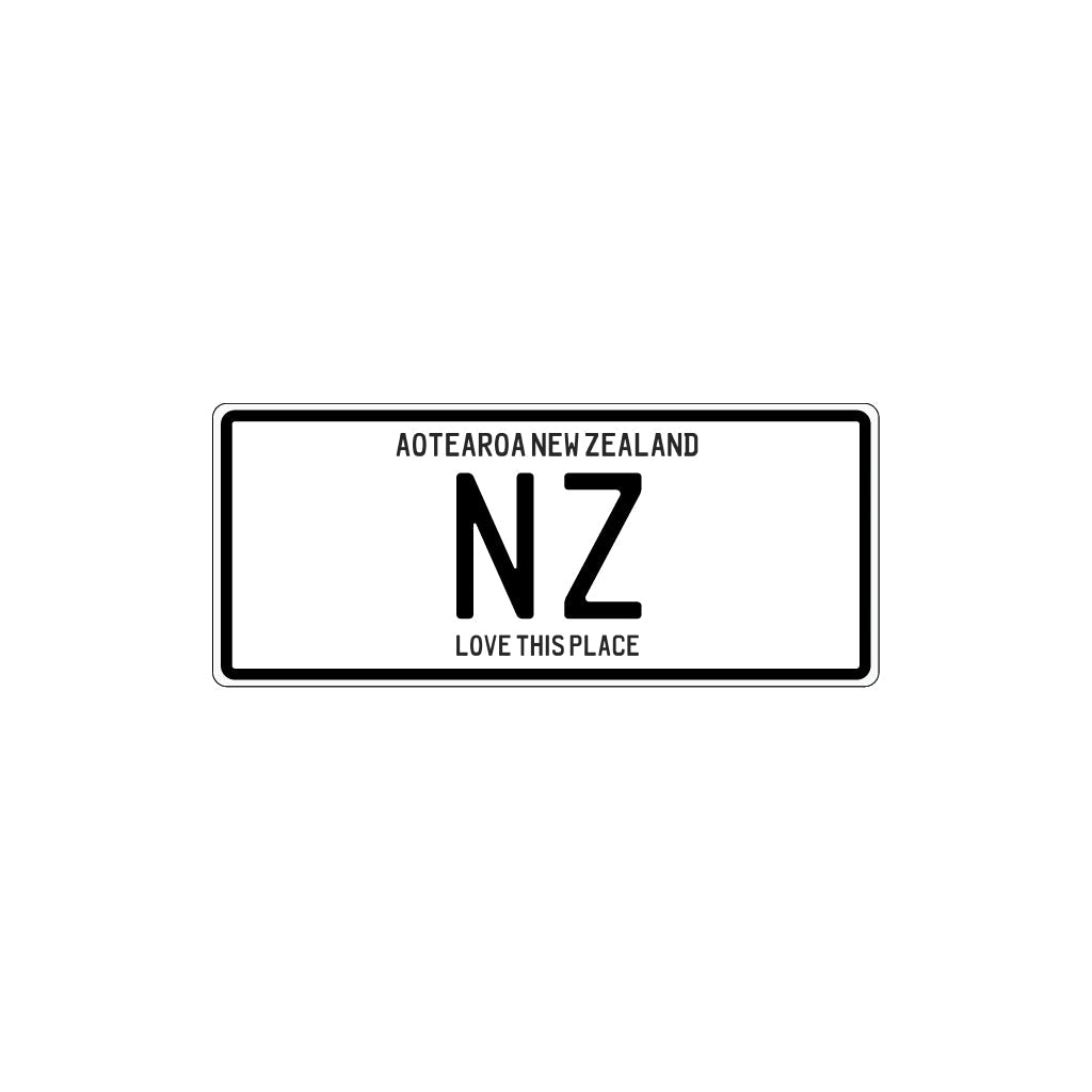 Kiwiana Number Plate Magnets