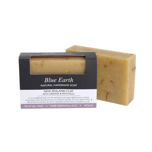 Blue Earth Soap - New Zealand Clay with Orange & Patchouli