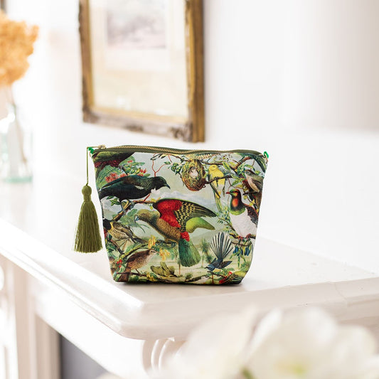 Cosmetic Bag - NZ Native Birds