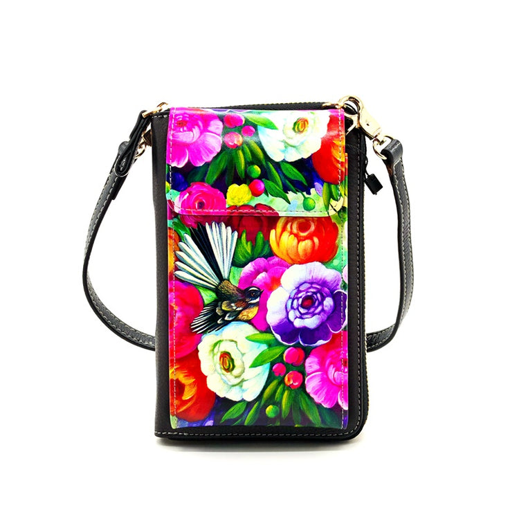 Cell Phone Bag - Pink Fantail