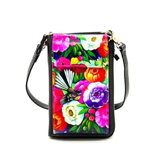 Cell Phone Bag - Pink Fantail