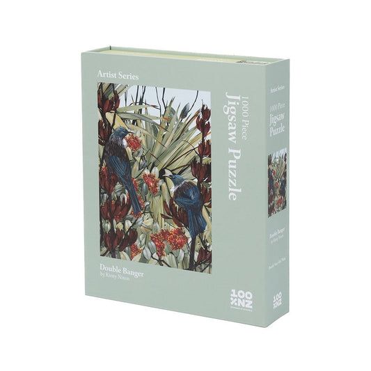 Jigsaw Puzzle - Tūī & Harakeke