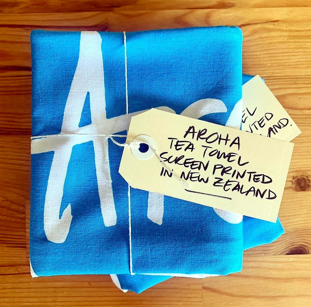 Tuesday Print Tea Towel - Aroha