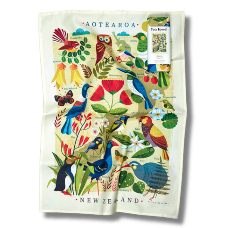 Tea Towel - Aotearoa (Ellen Giggenbach)