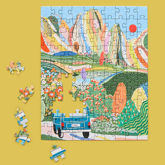 Jigsaw Puzzle - 100 Piece Snax (Day-Tripping)
