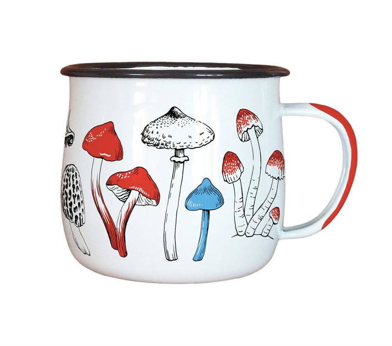 Enamel Mug - NZ Fungi