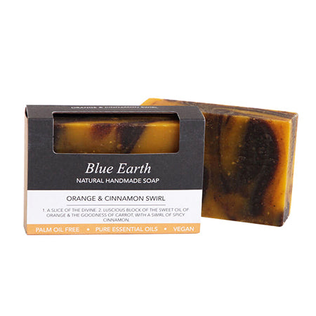 Blue Earth Soap - Orange & Cinnamon Swirl