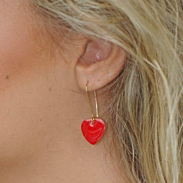 Bird of Prey Jewellery - Heart Earrings