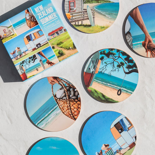 Coaster Set - Graham Young Beach Lover