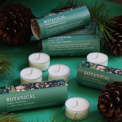 Botanical - Christmas Scented Tealight Set