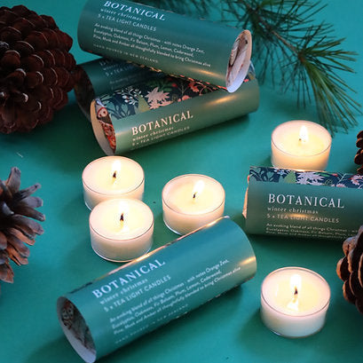 Botanical - Christmas Scented Tealight Set