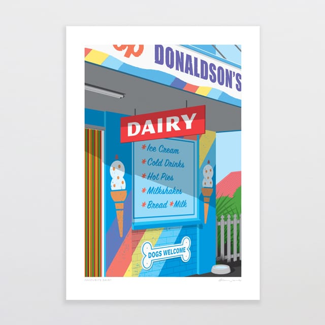 Glenn Jones Art Print - Favourite Dairy