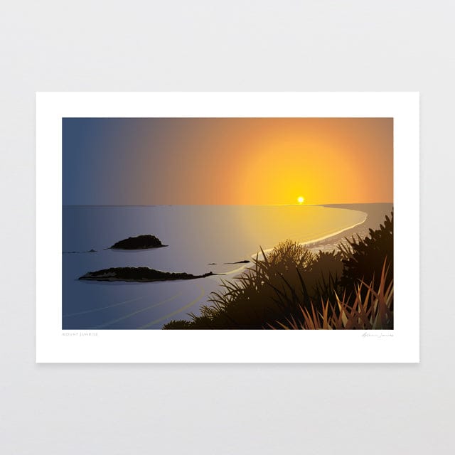 Glenn Jones Art Print - Mountain Sunrise