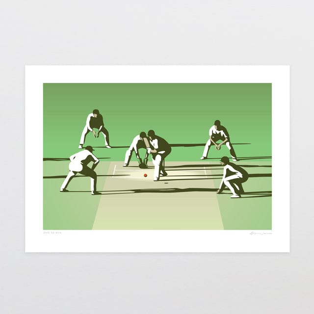 Glenn Jones Art Print - One to Win