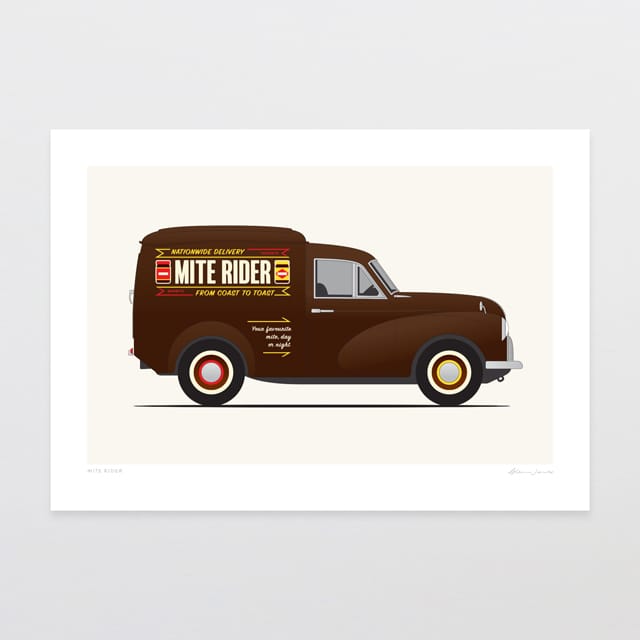 Glenn Jones Art Print - Mite Rider