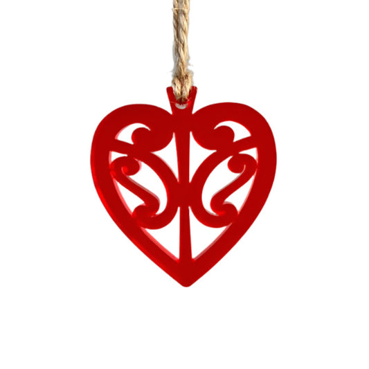 Kowhaiwhai Heart Wall Art