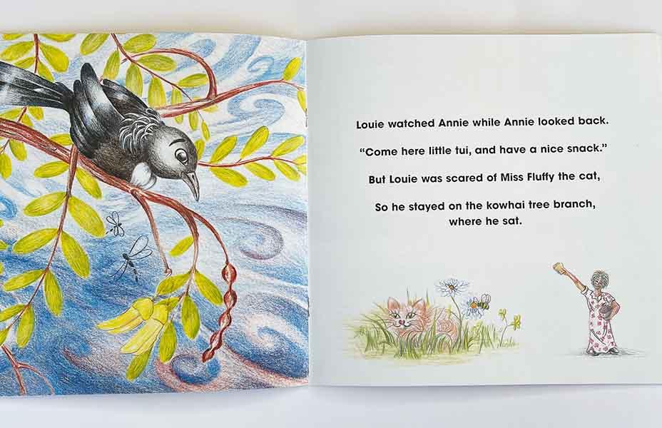 Book - Louie the Tui Learns to Sing
