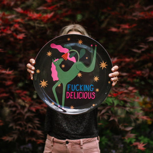 Melamine Tray - F**king Delicious