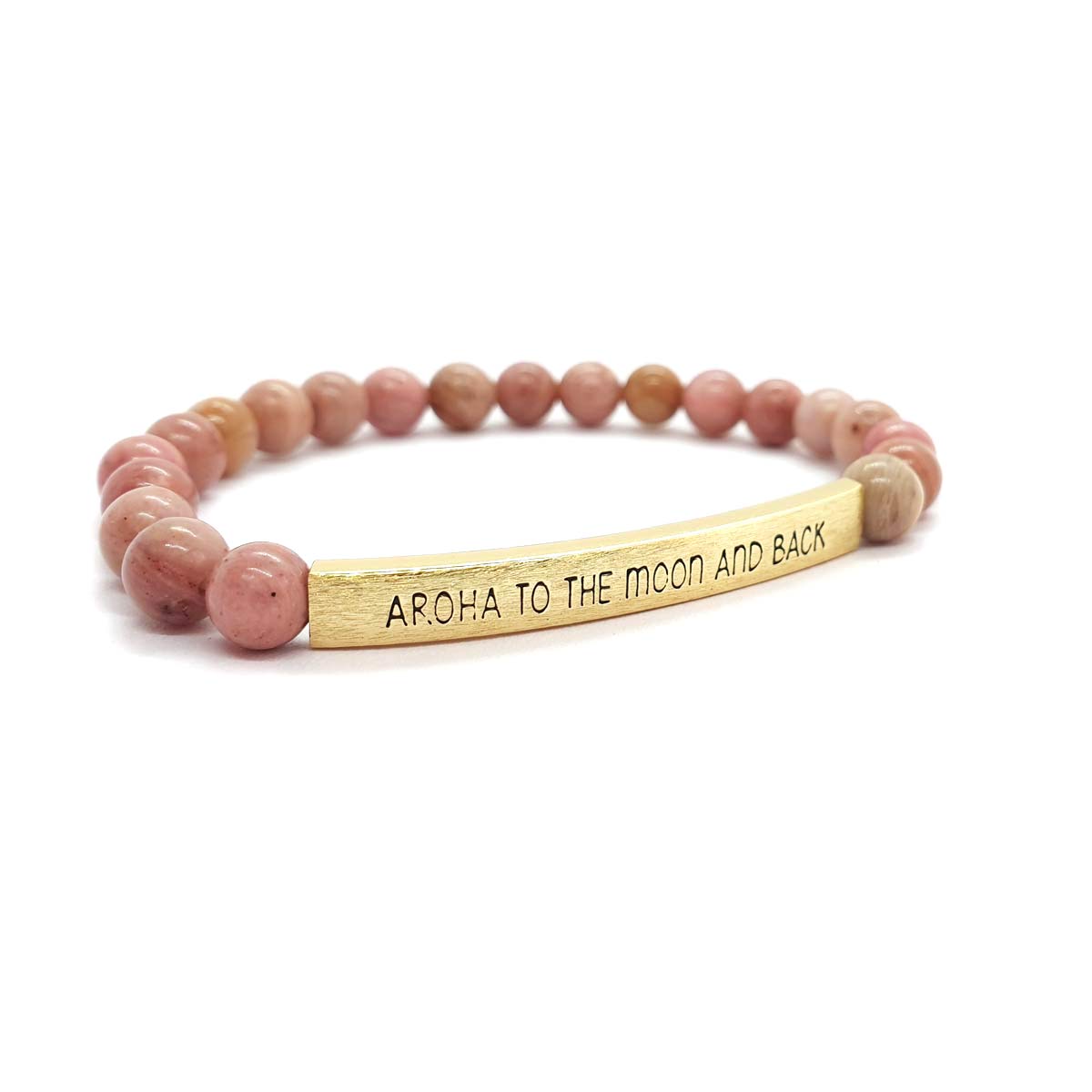 Little Taonga Gemstone Bracelet - Aroha to the Moon and Back