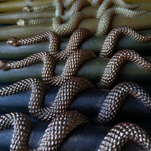 Beeswax Candle Serpentine