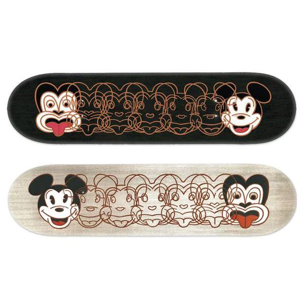 Skate Deck Wall Art - Tiki to Mickey